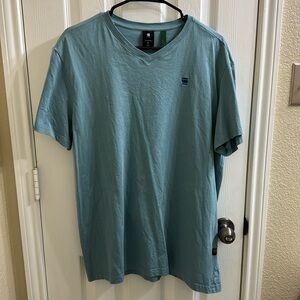 G-Straw Raw V-neck t-shirt